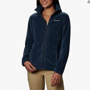 Columbia Women's Benton Springs Full Zip, Sz. 2X - Columbia Navy
